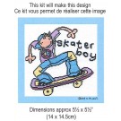 stickpackung bonk op de deur, skateboard