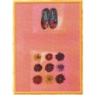 stickpackung ballerinaschoentjes met zinnia's
