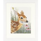 stickpackung hertenjong in bloemenveld